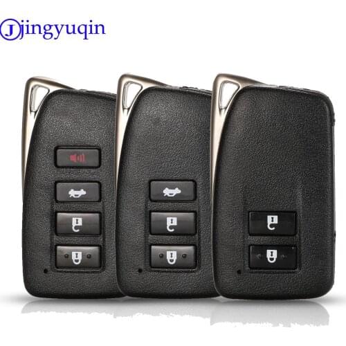 Jingyuqin Remote 2 3 4 Buttons Key Case For LEXUS ES350 IS/ES/GS/NX/RX/GX GS300 GS350 IS250 ES250 NX200 Smart Car Key Shell