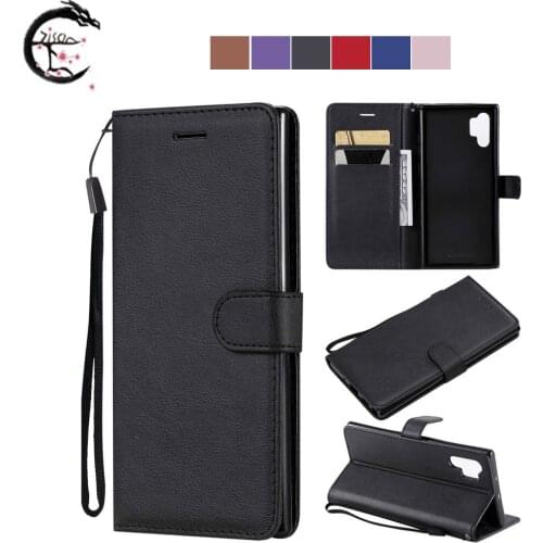 Flip Case Cover for Samsung Galaxy Note 10+ 10 plus Note10+ 5G N975 PU Leather Cover Note 10 9 8 Phone Cases Wallet Card Casing