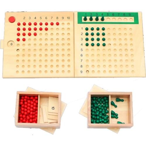 Multiplication and Division Wooden Board Funny Education Enlightenment Mathematics Teaching Toys Gift send Children