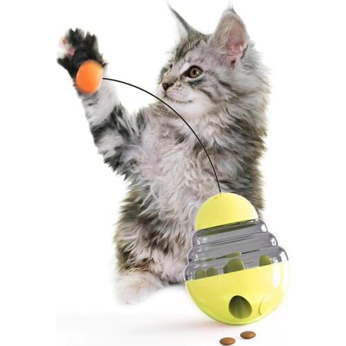 Dog Supplies Pet Toys Tumbler Leak Food Ball Cat Toy Food Feeder Tumbler Cat Turntable Toy Interactive Puzzle Plastic Qianyi