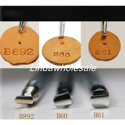Leather carving printing tools,Picking edge tool B892/B60/B61