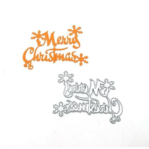 Julyarts Merry Christmas Dies Scrapbooking Nouveau Arrivage 2020 Crafts Die Cut Stencils Photo Album Decor