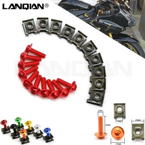 Motorcycle Fairing Screws Fastener Clips Body Spring Nut Bolts Kit For Ducati DIAVEL CARBON M1100 S EVO MONSTER S4RS Accessories