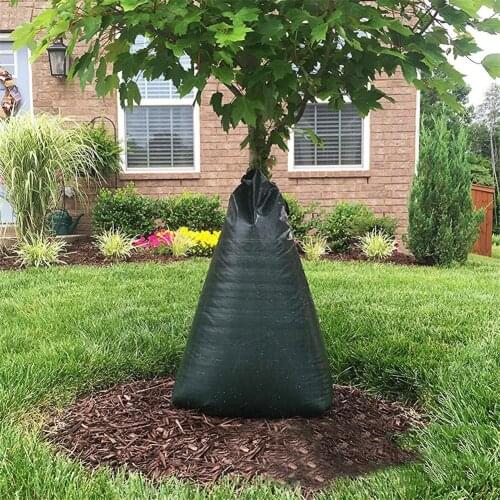 Tree Watering Bag 20 Gallon Slow Release Watering Bag Tree Drip Irrigation Durable PE Material With Zipper