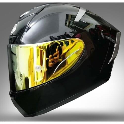 Full Face Motorcycle helmet X14 glossy black motor helmet Riding Motocross Racing Motobike Helmet