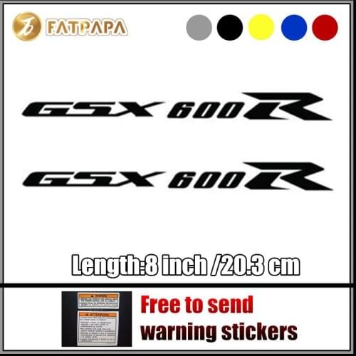 Motorcycle bike Fuel tank Wheels Fairing notebook Luggage helmet MOTO Sticker decals For Suzuki GSXR 600 GSXR600