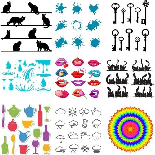 Set Of New Accessories Craft Paper Dies Cut Diy Handmade Mold Scrapbook For Card Making Stencils New Embossing Dies 2021