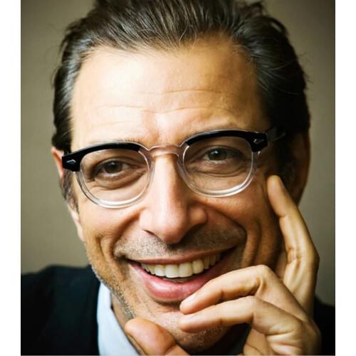 2021 New Johnny Depp Style Glasses Men Retro Vintage Prescription Eyeglasses Women Optical Spectacle Frame Clear lens Black
