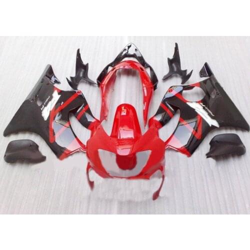 Fairings for HONDA CBR 600 CBR600 F4 99 00 CBR600F4 1999 2000 red black Multicolor aftermarket fairing Injection molding-Hey