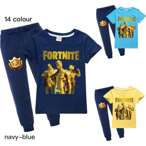 Baby Clothing Sets Child 2-16 Years Birthday suit Boys FORTNITE Kids Brand Toy Story Sport Suits T shirt Top +Pants 2pcs Sets