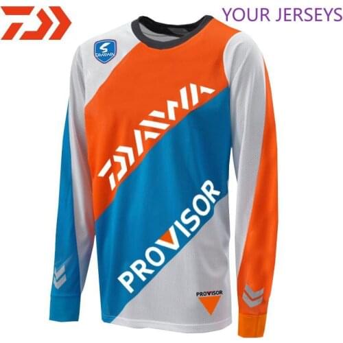 2022 DAIWA Autumn Long Sleeve Fishing Clothing Size XXS-5XL Sports Shirt Quick-Drying Anti-UV Sun Jersey Winter Clothes Pesca