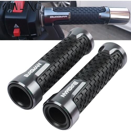 For SUZUKI BURGMAN 650 400 125 200 AN650 AN400 AN125 AN200 Burgman 650 ABS Motorcycle handlebar grip handle bar Motorbike grips
