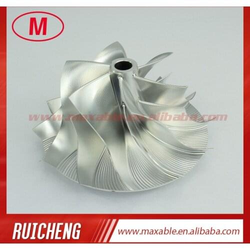 S400 171691 74.53/101.44mm 6+6 blades high performance point milling Turbo milling/aluminum 2618/billet compressor wheel