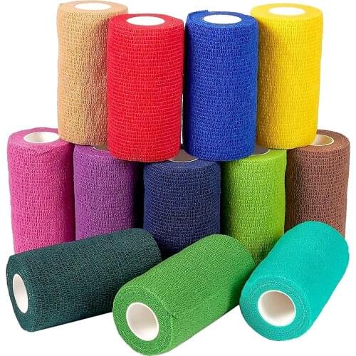 10cm 16 Rolls Self Adhesive Bandage for Dog Cat Horse Pet Animals Wrist Ankle Swelling Sprains