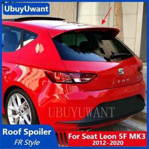 UBUYUWANT Rear Roof Spoiler For V olkswagen SEAT Leon 5F Mk3 5Door High Quality ABS Material Car Tail Wing Decoration 2012-2020