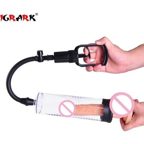 Beginners Vacuum Man Penis Pump Extender Enlarger Stretcher Pump Erection Aid SEX Tool Erection Enlargement Growth Gear