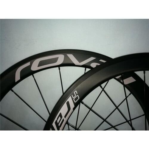 High quality road bike carbon fiber wheels 12K UD frosted 700C tubeless bushing width 25mm 38-50-60-80mm