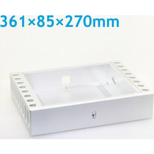Size:W361 H85 D270 Power Amplifier Chassis 3608 Rear Case Integral Processing Heat Sink DIY Amplifier Housing Pre Amp DAC Box
