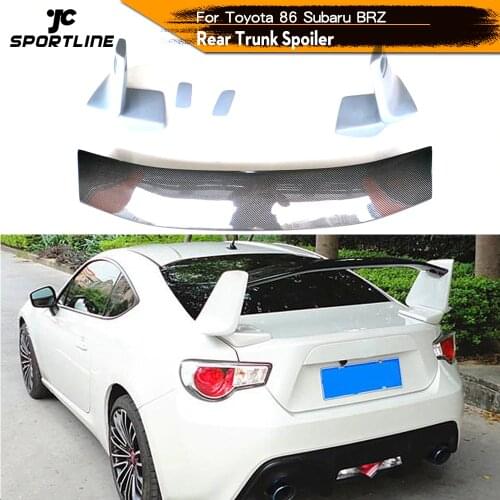 Rear Trunk Spoiler Boot Lip Wing Spoiler For Toyota 86 Subaru BRZ 2013 - 2020 Carbon Fiber