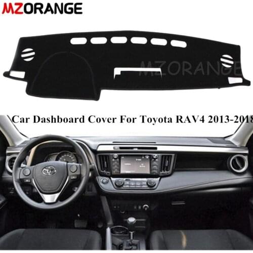 1 Pcs Car Dashboard Cover For Toyota RAV4 2013 2014 2015 2016 2017 2018 Dashmat Pad Dash Cover Auto Dashboard Accessories
