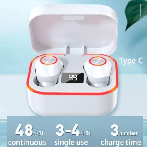 300mAh LED Display Bluetooth Wireless Earphones Headphones Earbuds TWS Sports Headset Waterproof 8D Gaming Headset