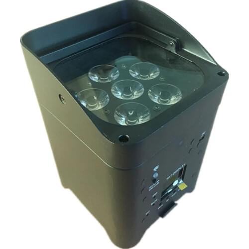 4pcs/lot new 6x18W 6 in 1 wireless led par can light with battery wireless or wifi connect