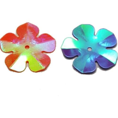 450 Mixed Color Flower loose sequins Paillettes 20mm sewing Wedding craft