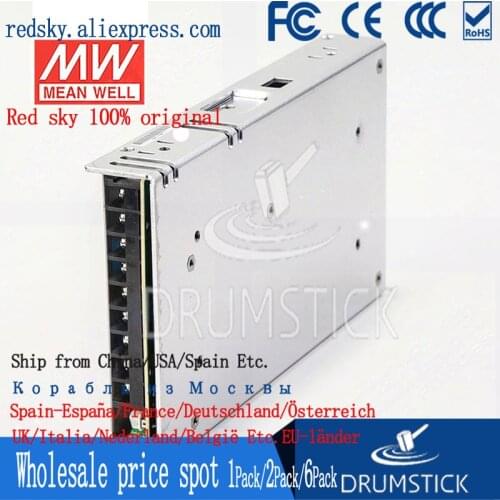 Steady Meanwell 350W Power Supply LRS-350-24V 5V 12V 15V 36V 48V 5A 15A 29A 60A DC Display LED light strip Monitor NES