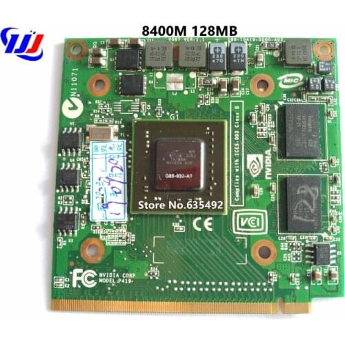 8400M GS 128M For A c e r Aspire nV idi GeForce 5920G 5520G 4520G 7520G 7720G Laptop 8400MGS MXM II DDR2 128MB Graphics Card