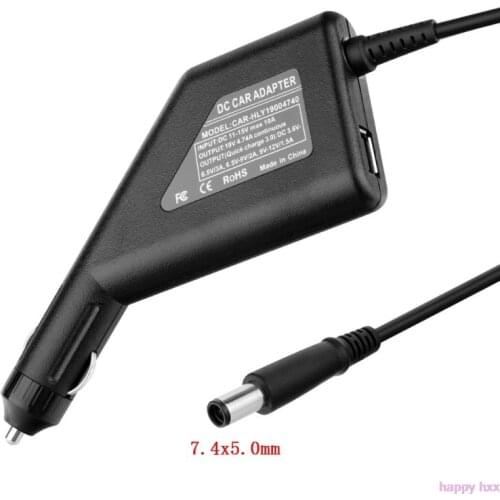 90W 19V 4.74A Laptop Car Charger QC 3.0 USB Power Adapter for HP Pavilion DV4 DV5 DV6-1355dx DV7 G60 Laptop Mobile Phone Tablet