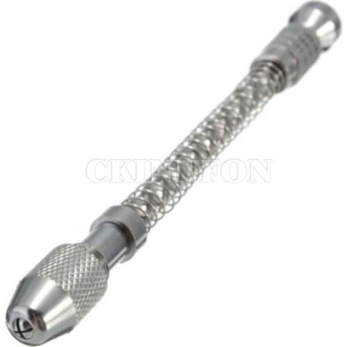 DHL 50pcs Mini Pin Wood Spiral Hand Push Drill Chuck For Jewelry Tool Micro Twist Bit