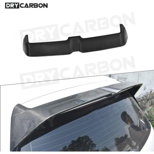 Dry Carbon Fiber Rear Roof Spoiler Window Trunk Wings for VW Golf 7 7.5 VII MK7 Standard GTI R 2014-2019 O Style Spoiler