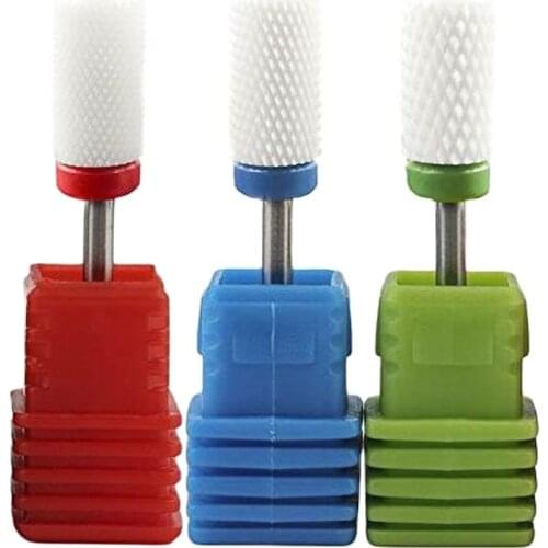 1pcs Nail Drill Bits Milling Cutter F/M/C/XC/2XC/3XC Electric Ceramic Drill Bit For Pedicure Manicure Remove Posh Tool Drill Bit