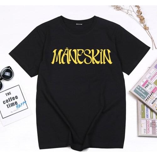 Rock Band Music Maneskin Women Tshirt Maglietta Maglia Maniche Corte Maneskin Uomo Donna Bambino In Cotone T-shirt Best Seller