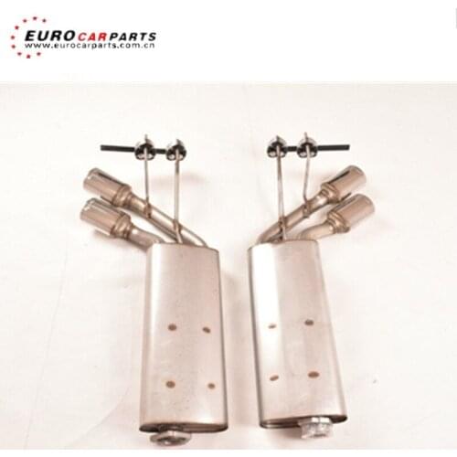 Stainless steel MB G class mufflers exhaust fit for A style W463 G550 G500 G65 G63 4 tips exhaust pipe