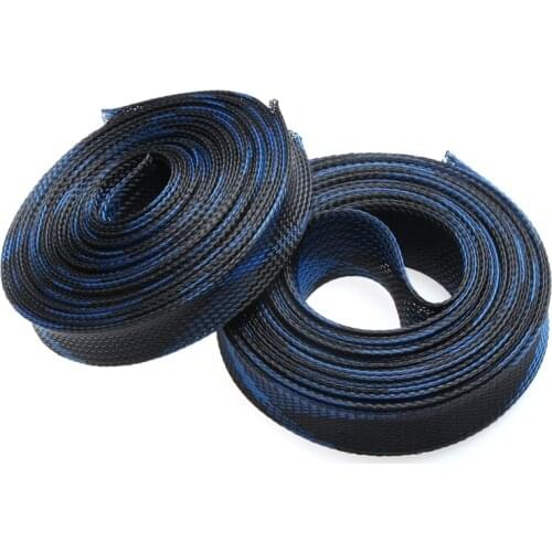 5M 10M Cables Wire Gland Protection Insulation Braided Sleeving Tight Expandable Cable Sleeve 2/4/6/8/10/12/15/20/25mm