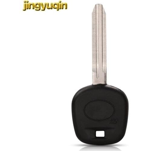 Jingyuqin 10pcs Remote Car Transponder Key Fob Shell For Toyota Fit LexusTOY43/TOY48 Uncut Key Blade No Chip Case Replacement