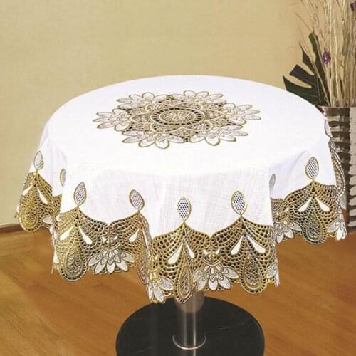 Round Tablecloth Table Cloth Round Table Cover For Event Wedding Party Tablecloth Banquet Table Cover Hotel Christmas Festive