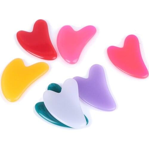 Beeswax Guasha Scraping Massage Scraper Face Massager Acupuncture Gua Sha Board Acupoint Face Eye Body SPA Massage Tool