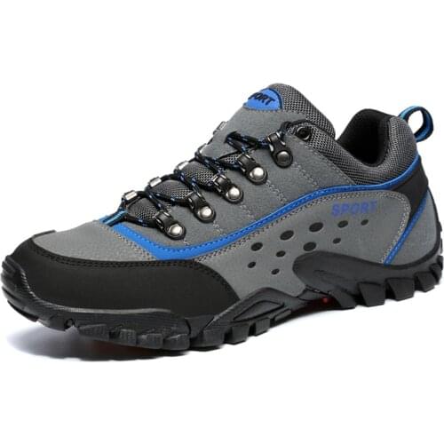 Anti-Skid Hiking Boots Men Women Outdoor Walking Sneakers Summer Breathable Trekking Shoes for Climbing Mountaineering Camping