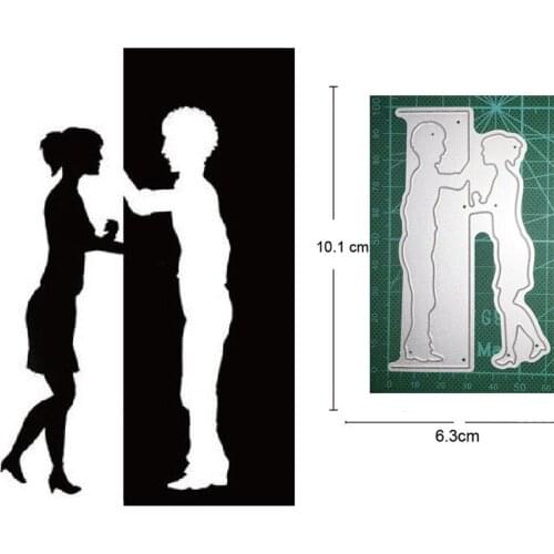 2021 New Craft dies Metal Cutting Dies Cut Mold Couple Decoration Scrapbook Paper Craft Knife Mould Blade Punch Stencils dies