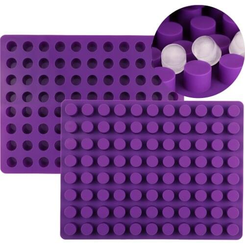 New 88 Cavities Mini Round Cheese Cakes Molds Baking Silicone Mold For Chocolate Truffle Jelly And Candy Ice Mold