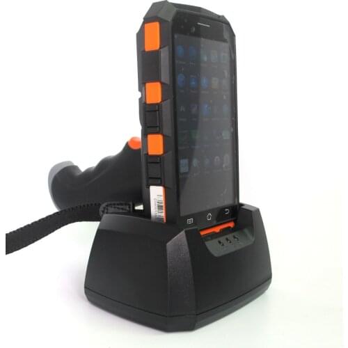 Android 7.0 mobile computer 4G NFC handheld data collection terminal 1D 2D barcode reader price for supermarkets QR code scanner