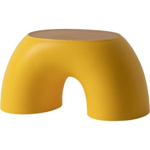 Simple Semi-ring Rainbow Small Bench Home Indoor Chair Children Stool Footboard Furniture Stool Toy Sofa Kids Bedroom
