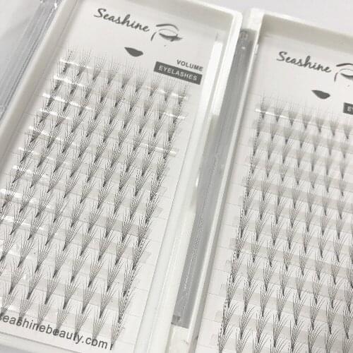 All size B&C&D curl Volume 6D Eyelash Extensions 0.07mm Thickness Hair Mink Strip Makeup Individual Eyelashes Natural Style