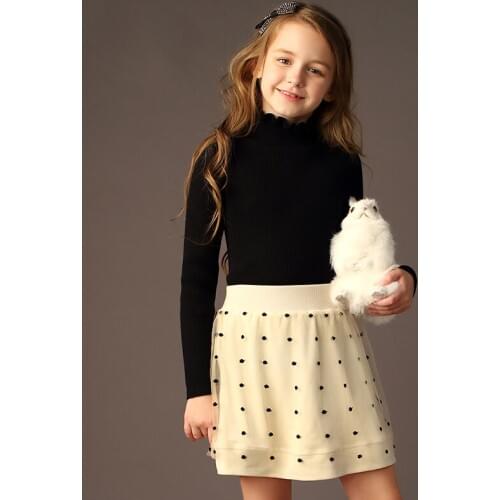 Girl Half-length shirt Princess Mesh shirt Girl Short-style