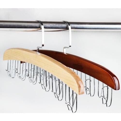 YUMMYCOOK Wooden Clothes Hangers