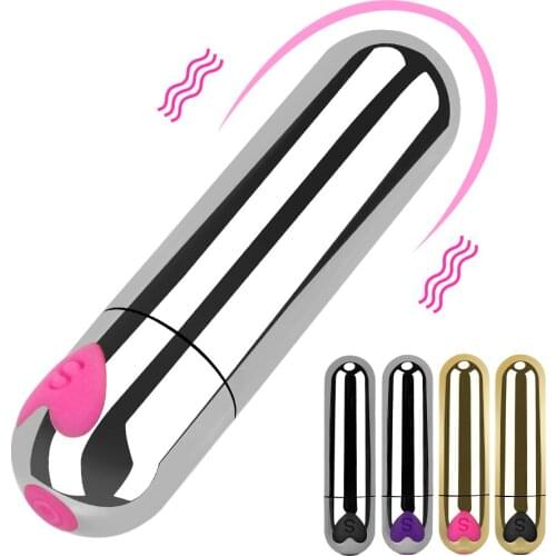10 Frequency G-spot Clitoris Stimulator Mini Bullet Vibrator Dildo Strong Vibration Female Masturbation Sex Toys for Women