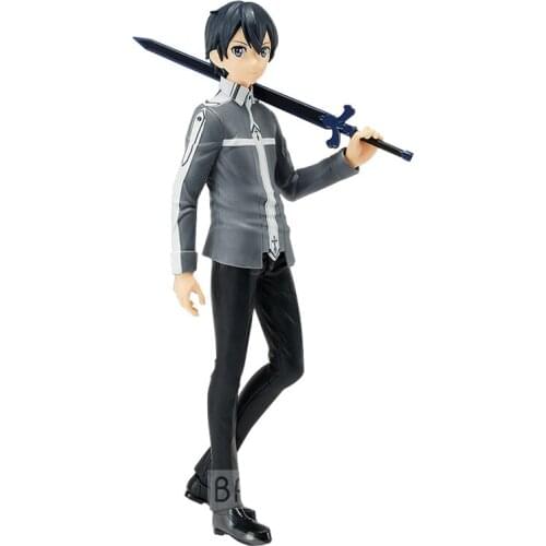 23cm BANDAI Sword Art Online EXQ Kirigaya Kazuto Anime characters Alicization Action PVC Collection Model Toy Anime Figure Toys