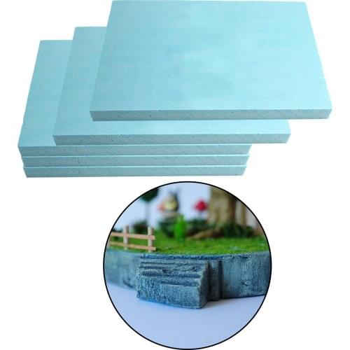 5x Foam Board DIY Model Material Diorama Base Foam Slab Boards Sheets 30x20x2cm